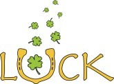 <p>luck, fortune</p>