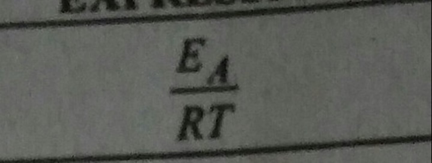 <p>Ratio of activation energy to thermal energy</p>