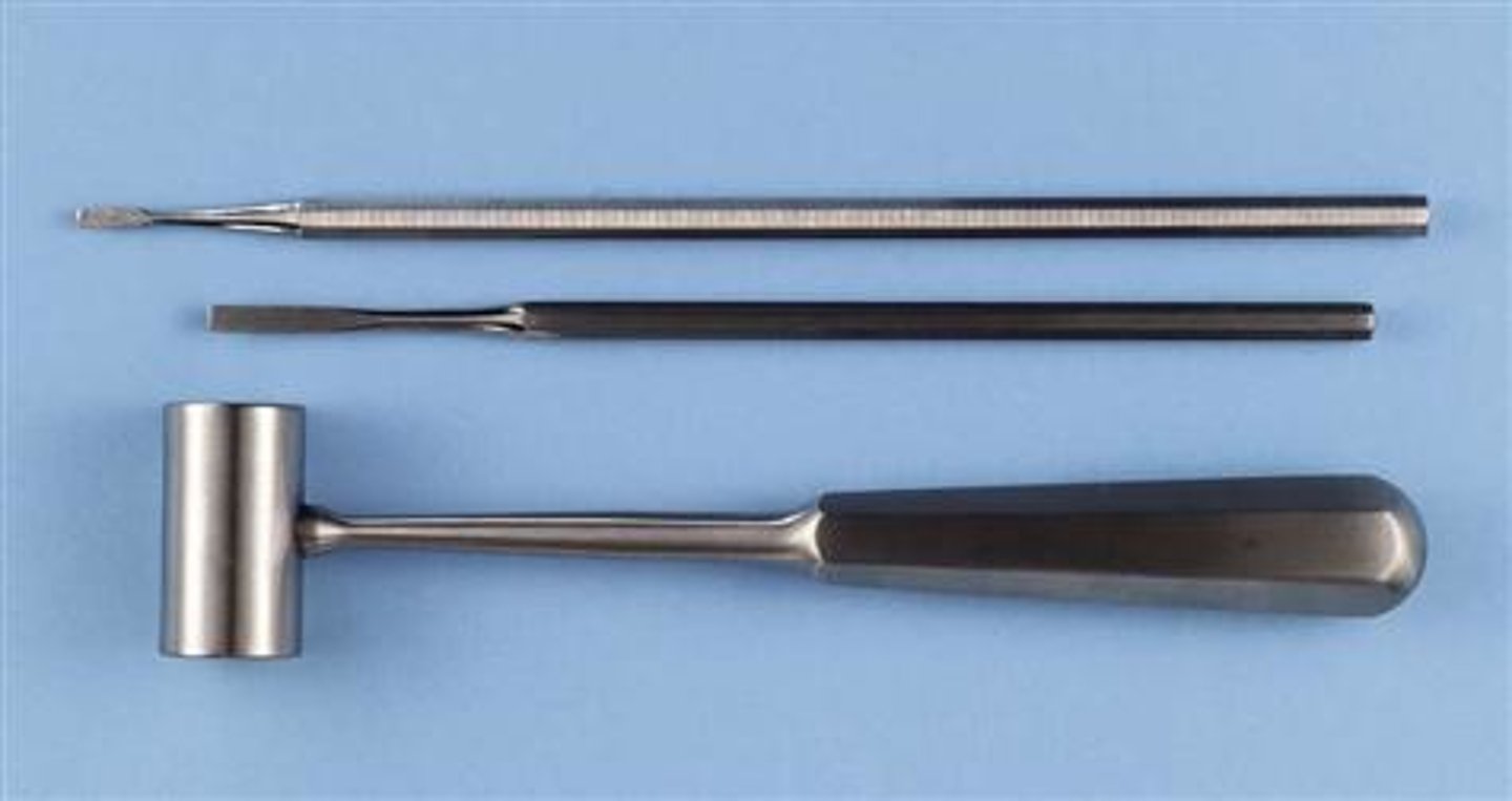 <p>Instrument used to cut</p>