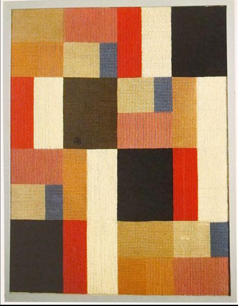 Vertical Composition, Weaving by 
Sophie Taeuber-Arp, 1916