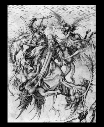 <p><span>Martin Schongauer, <em>Demons Tormenting St. Anthony</em>, c. 1480-1490</span></p>
