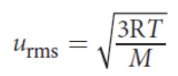 <p>average speed is to determine the average kinetic energy per particle and then calculate the speed to which this corresponds</p>