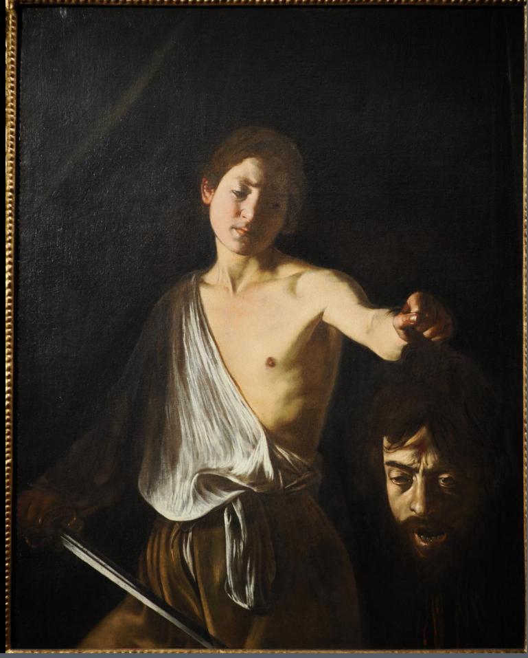 <p>Name of artist, name of work</p>