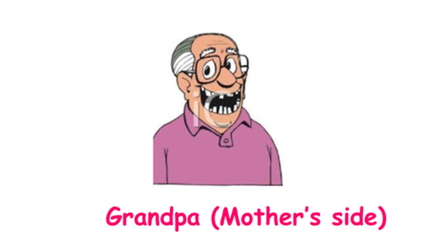 <p>maternal grandfather</p>