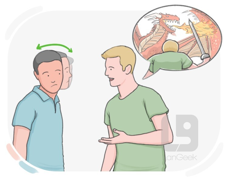 <p><span><span>a message that seems to convey no meaning</span></span></p>