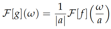 <p>g(x) = f(ax)</p>