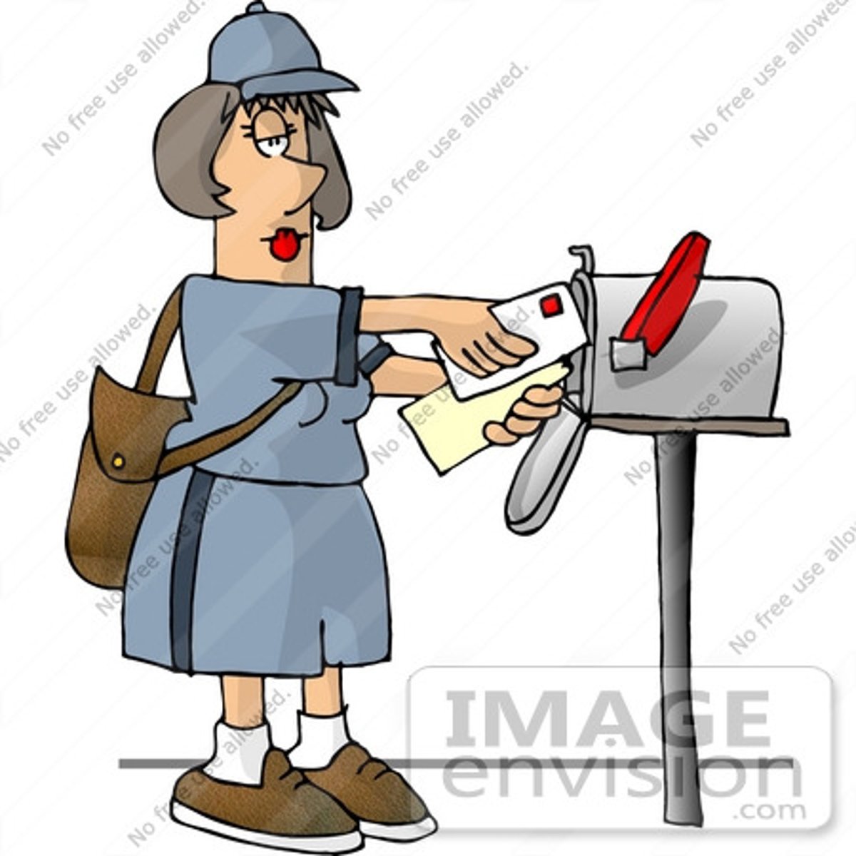 <p>mail carrier</p>