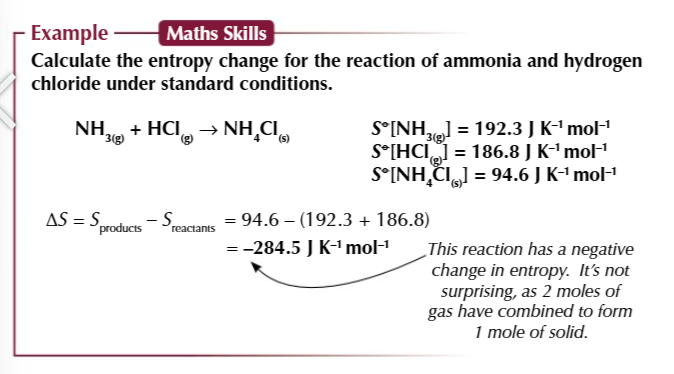 <p>products - reactants</p>