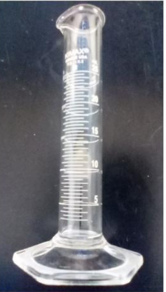 <p>graduated cylinder</p>
