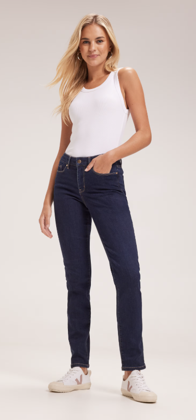 <p>(adj.) Thin in an attractive way.</p>