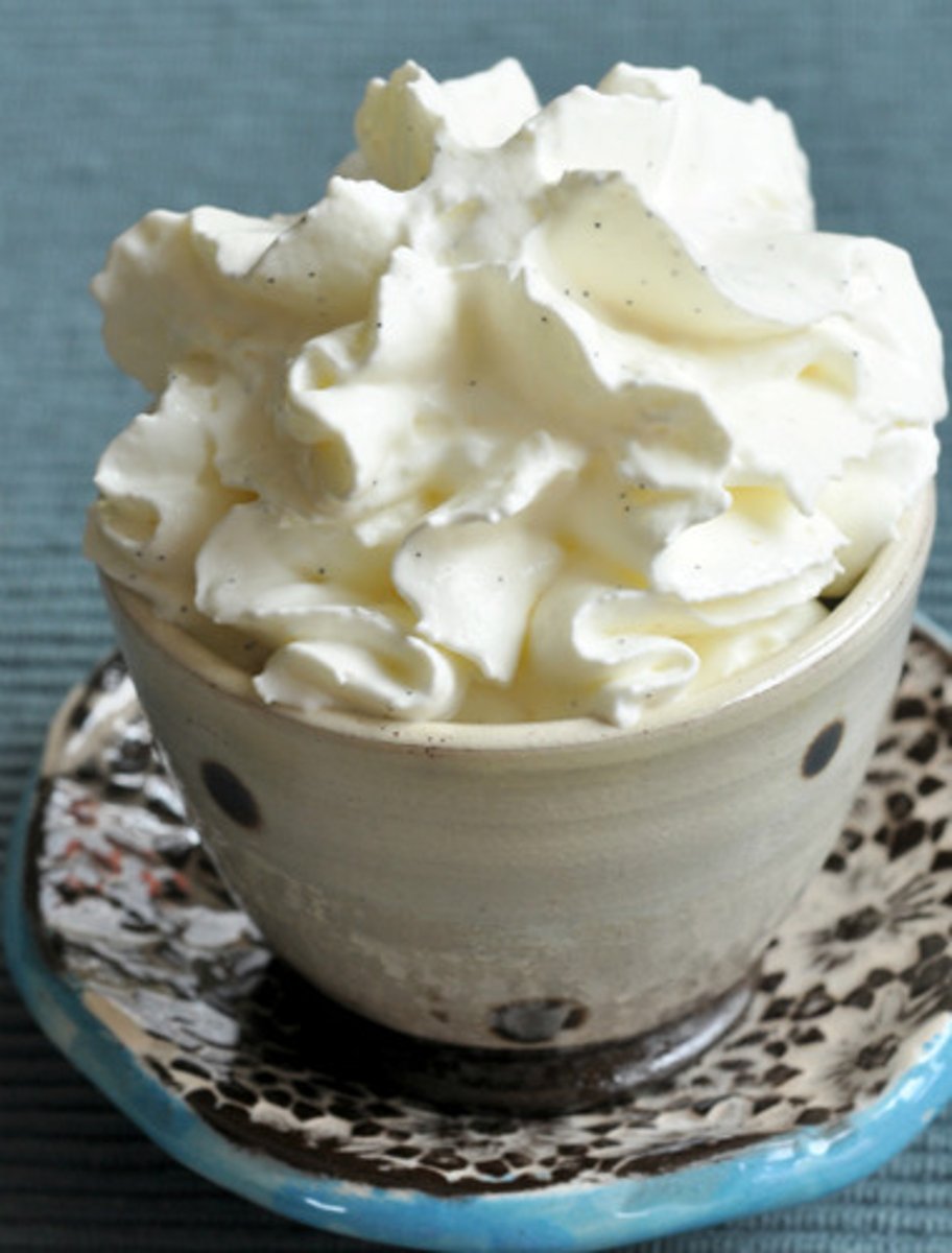 <p>whipped cream</p>