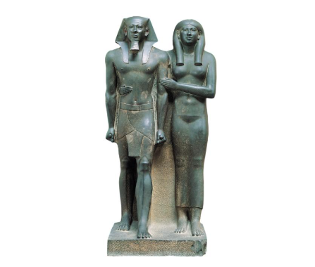 <p>Menkaure and His Wife, Queen Khamerernebty</p>