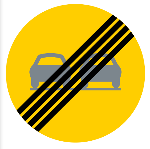 <p>Slut på förbud mot omkörning</p>