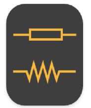 <p>electrical and electronics symbols</p>