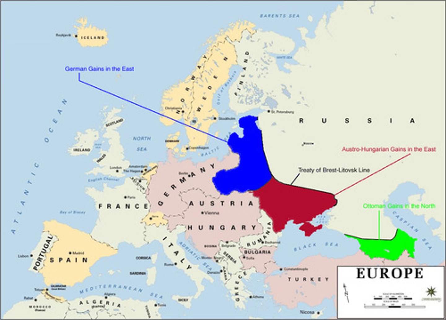 <p>Treaty in which Russia lost substantial territory to the Germans. This ended Russian participation in the first world war (1918).</p>