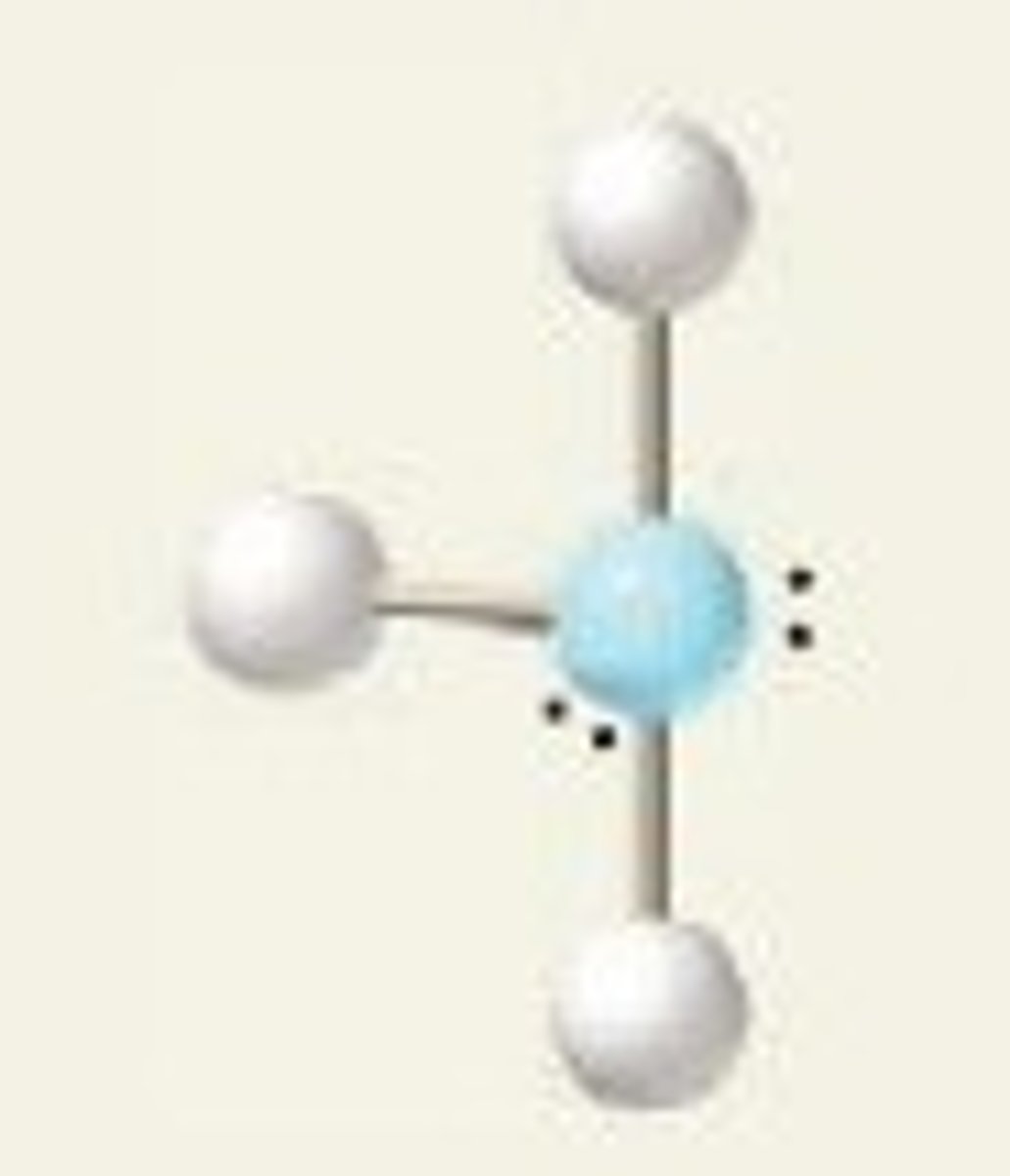 <p>Trigonal Bipyramidal, T-shaped, less than 180/90/120</p>