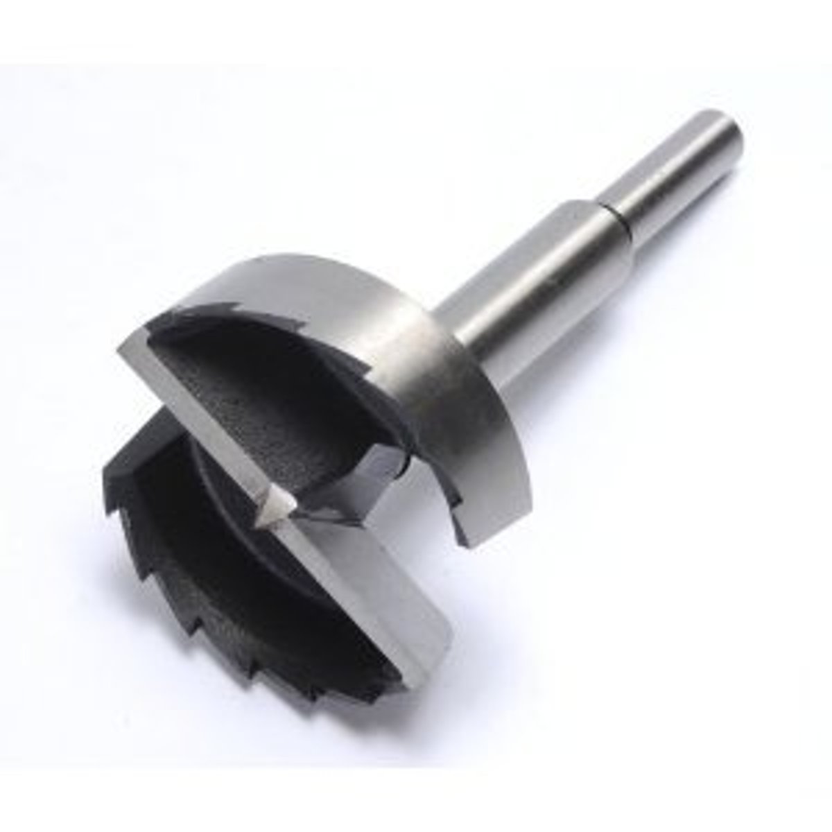 <p>This bit is used on wood and is particularly good for boring any part of a circle.</p>