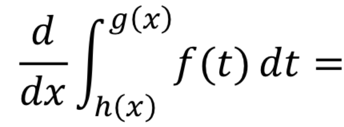 <p>The Fundamental Theorem of Calculus | What is the result when <strong><em>both</em></strong><em> limits of integration are functions</em>, and we take the derivative of the integral expression?</p>