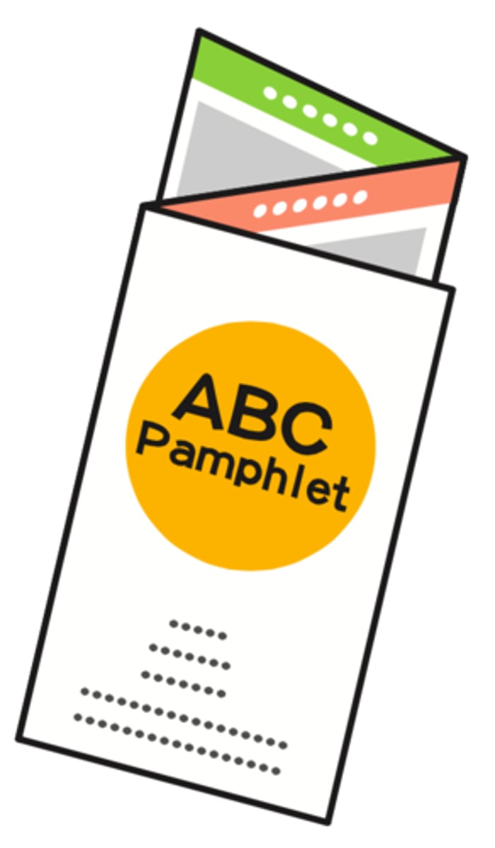 <p>pamphlet, tờ rơi</p>