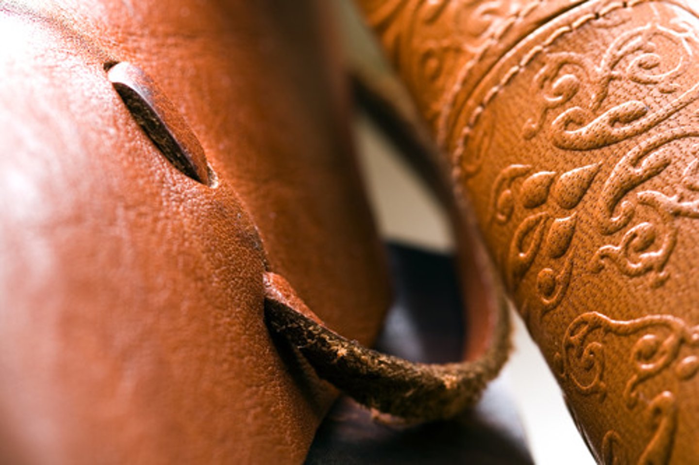 <p>made of leather</p>