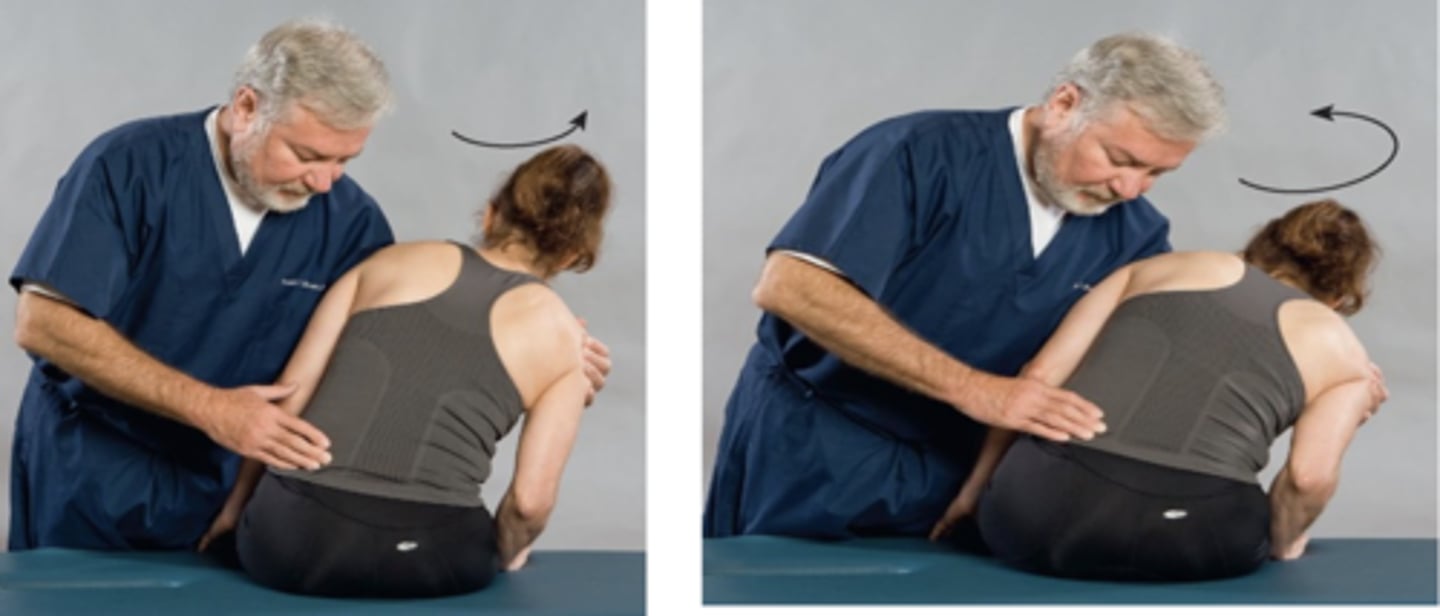 <p>- What is the name of this test?</p><p>- Can it also be performed with the patient in the standing position?</p>