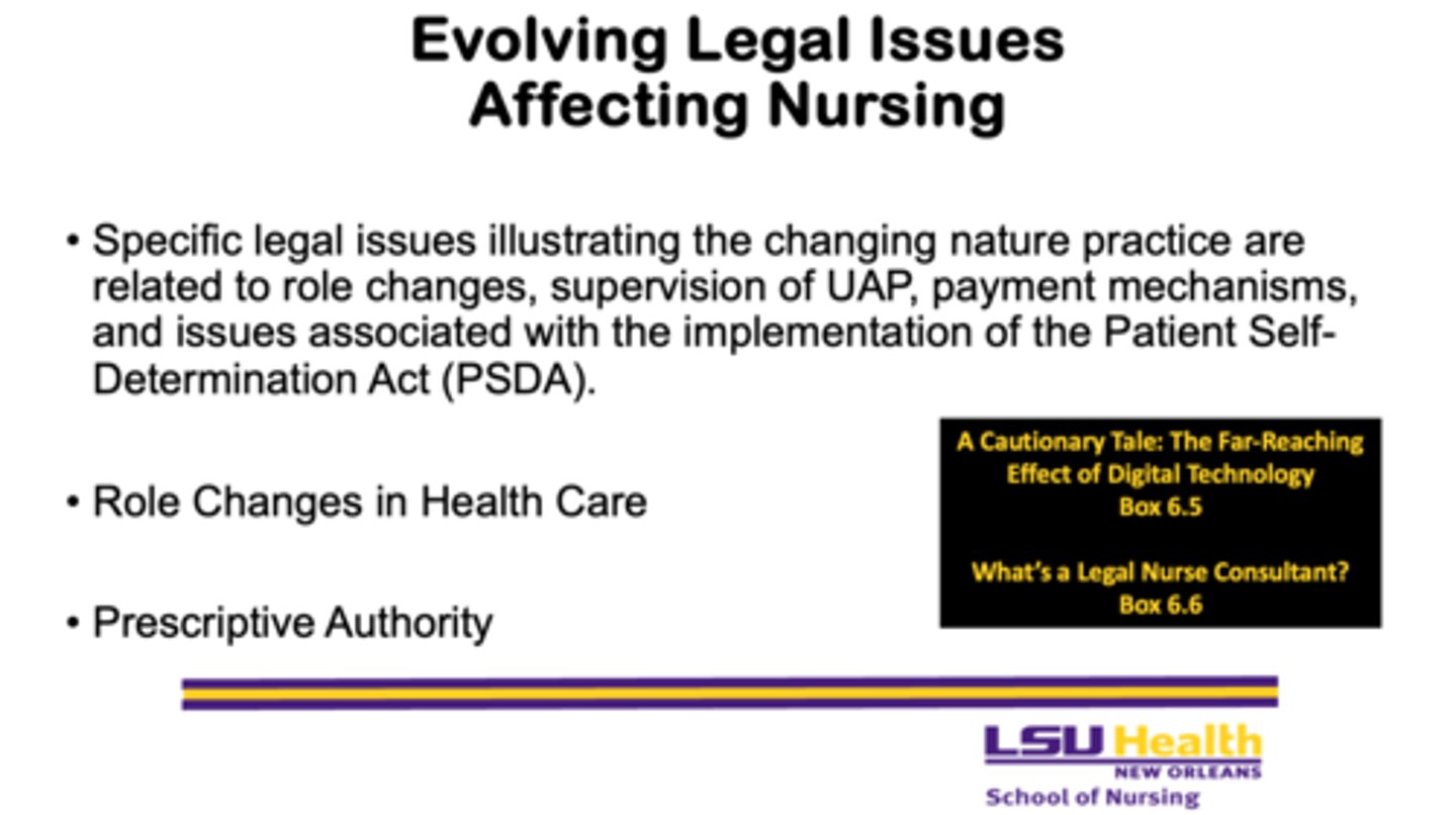 <p>- the legal acknowledgment of prescription writing as an appropriate and regulated nursing function, particularly for advanced practice nurses</p>