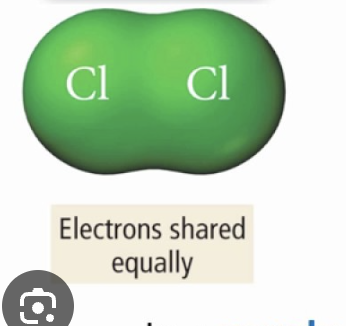 <p>…e- in bonds equally shared, is NONPOLAR</p>