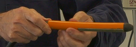 <p>Ram electroejaculator</p><p>Used to collect semen from rams if not trained to use AI vagina</p><p>Probes must be faced down (see image)</p>