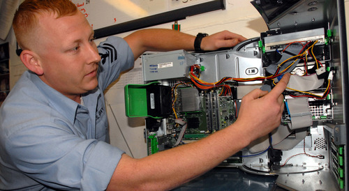 male technician