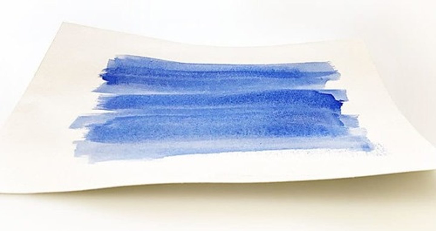 <p>Smooth (hot-pressed) or textured (cold-pressed/rough).Uses: Watercolour painting.</p>