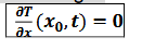 <p>une paroi calorifugée impose la nullité de la composante normale du vecteur densité de courant (j<sub>Q</sub><sup>→</sup>.n<sup>→</sup> = 0)</p>