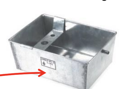 <p>A trough filled with liquid, especially water, for collecting gases in bell jars or the like by displacement</p>