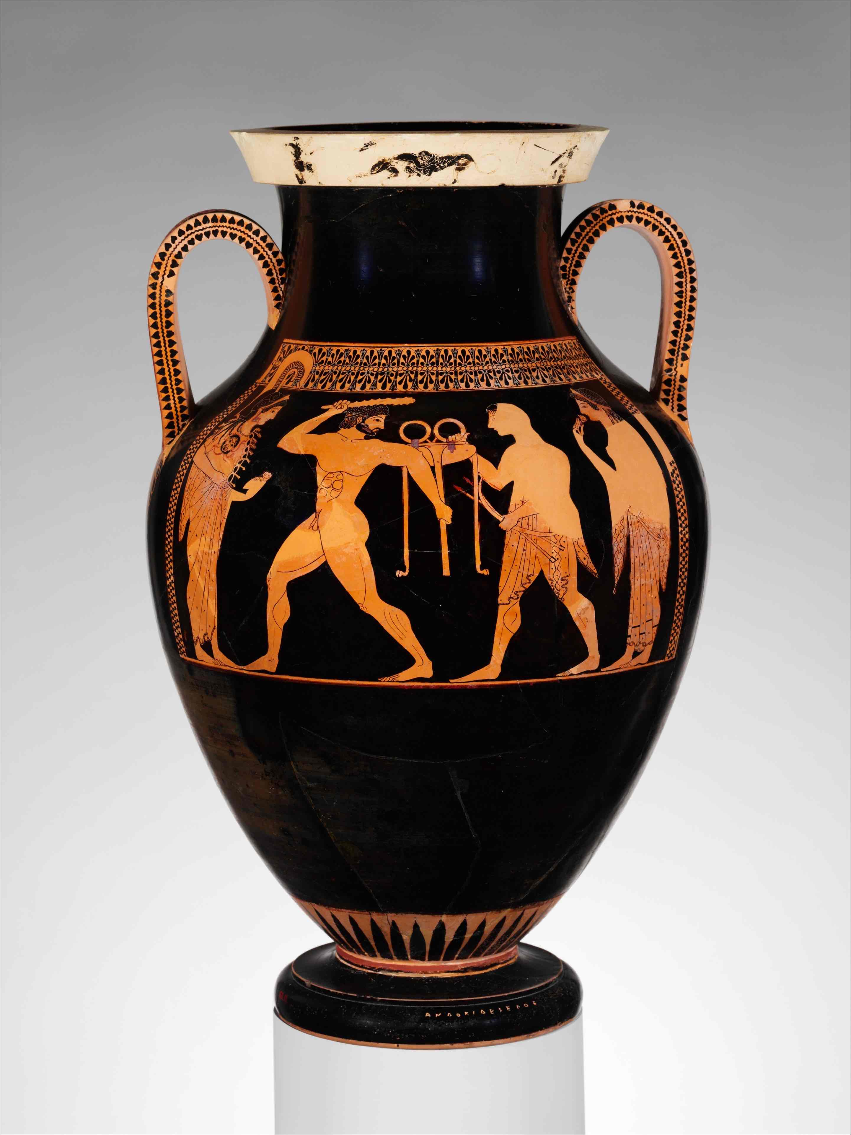 <p>Terracotta amphora (jar)</p>