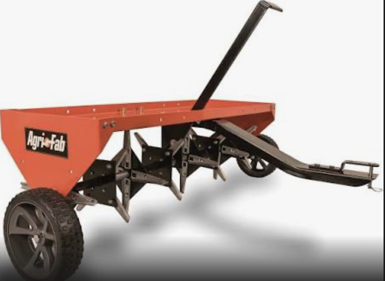 <p>Pulls out cores of ground to allow water and oxygen in, relieves soil compaction</p>