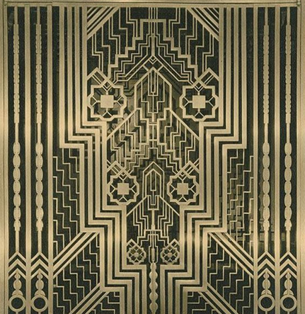 <p>Grafische patronen van art deco </p>