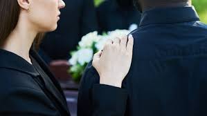 <p>to express sorrow, sympathy or condolences</p>