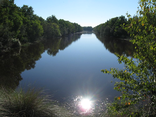 water that contains very low amounts of salts, such as rivers and lakes