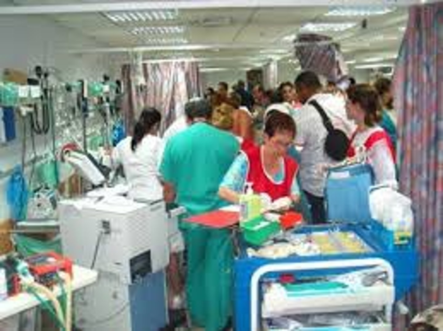 <p>Accident and Emergency department of a hospital</p>
