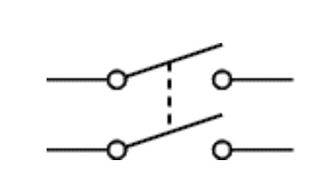 <p>(Double Pole Single Throw) This switch can drive two circuits at a time.</p>