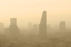 <p><span>a form of air pollution that is or looks like a mixture of smoke and </span><a target="_blank" rel="noopener noreferrer nofollow" class="Ref" href="https://www.oxfordlearnersdictionaries.com/definition/english/fog_1"><span>fog</span></a><span>, especially in cities</span></p><p></p>