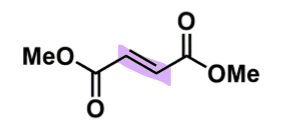 <ul><li><p>consider<strong> <mark data-color="#ef0eef" style="background-color: rgb(239, 14, 239); color: inherit;">prodrug</mark></strong><mark data-color="#ef0eef" style="background-color: rgb(239, 14, 239); color: inherit;"> </mark>(parent some activity) →<strong> monomethyl fumarate</strong></p><ul><li><p>when only 1 ester undergoes hydrolysis&nbsp;</p></li></ul></li><li><p>needs to be an unsaturated ester with trans geometry&nbsp;</p><ul><li><p>double bond = light sensitive&nbsp;</p></li></ul></li></ul><p></p>