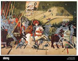 <p>THE BATTLE OF SAN ROMANO</p>
<p>%%<strong>(FIFTEENTH-CENTURY ITALY)</strong>%%</p>
<p>==<strong>(EARLY RENNAISSANCE IN FLORENCE)</strong>==</p>