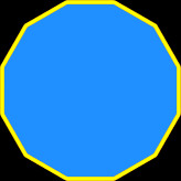 12 sided polygon