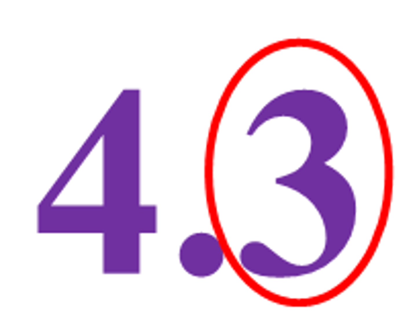 <p>The first place value after a decimal point.</p>
