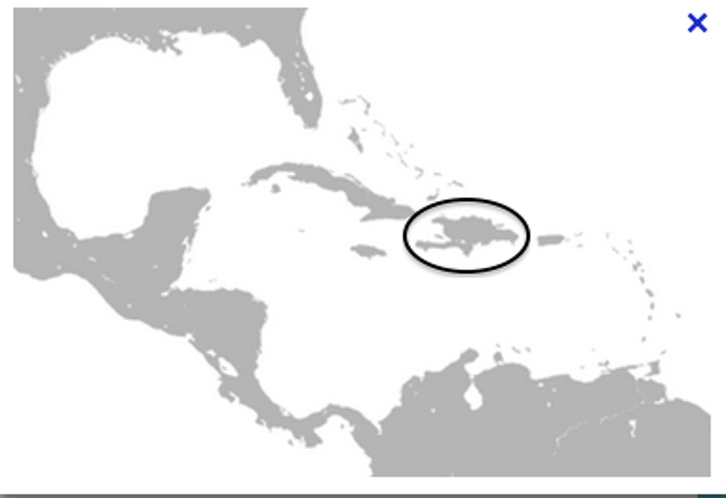 <p>island with both Haiti &amp; Dominican Republic</p>