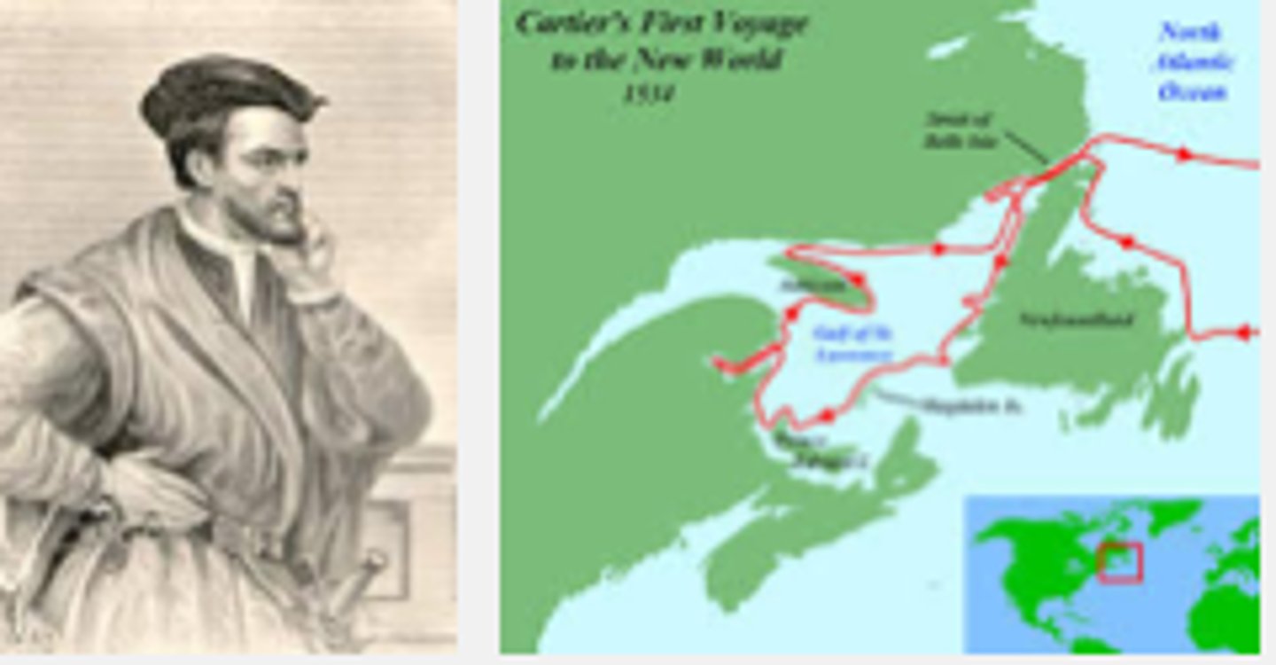 <p>The first French explorer to explore mainland Canada in the Gulf of St. Lawrence.</p>