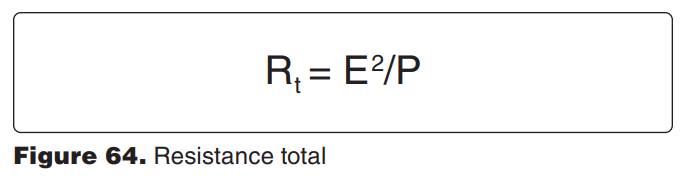 <p>8035. (Refer to Figure 64.) A 24-volt source is required to furnish 48 watts to a parallel circuit consisting of two resistors of equal value. What is the value of each resistor? </p><p>A—24 ohms. </p><p>B—12 ohms. </p><p>C—6 ohms.</p>