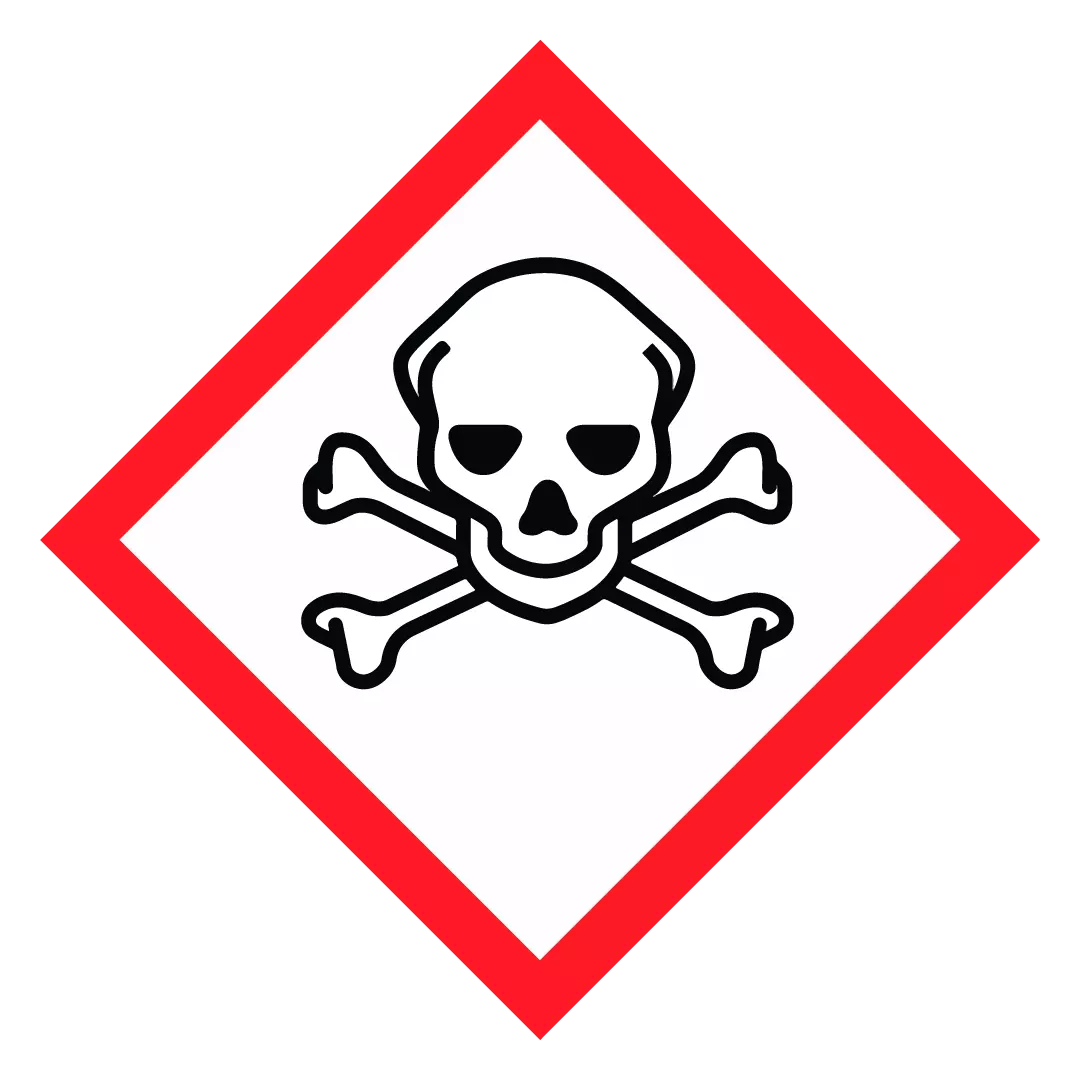 <p><span style="color: rgb(189, 168, 255);"><strong>WHAT SYMBOL?</strong></span></p><ul><li><p><span style="color: yellow;"><strong><u>Acute Toxicity</u></strong></span> (Fatal or Toxic)</p></li></ul><p></p>