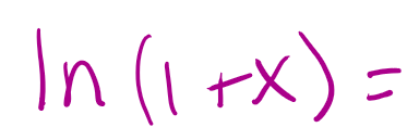 <p>Taylor expansion</p>