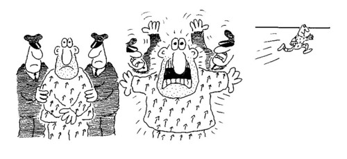 to escape or reveal something